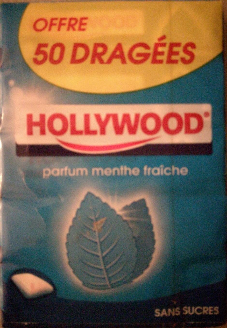 Hollywood dragées sans sucre menthe fraiche x5 - Produit