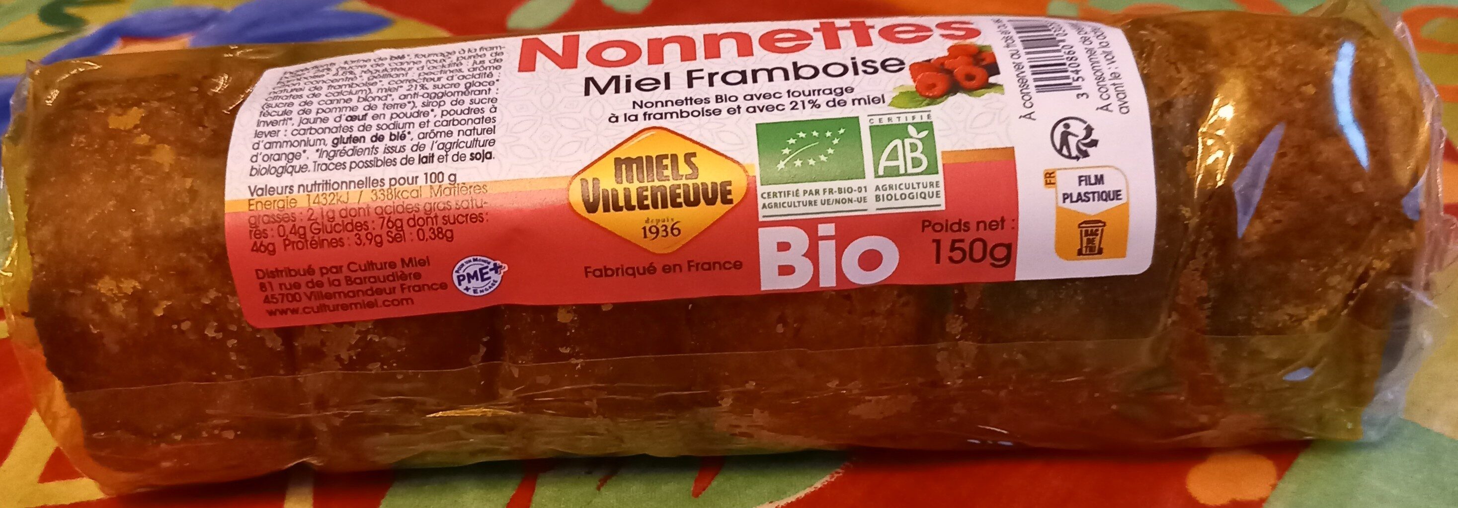Nonnettes Au Miel🍯Et Fourrées Framboise Bio - Produkt - fr