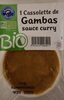 Cassolette Gambas sauce curry - Produit