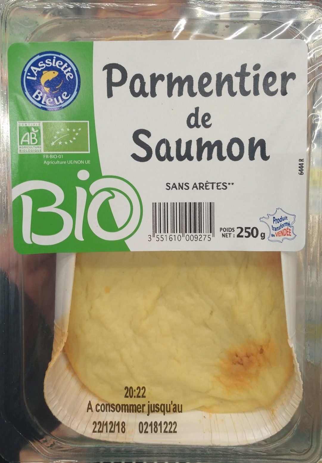Parmentier de saumon - Product - fr