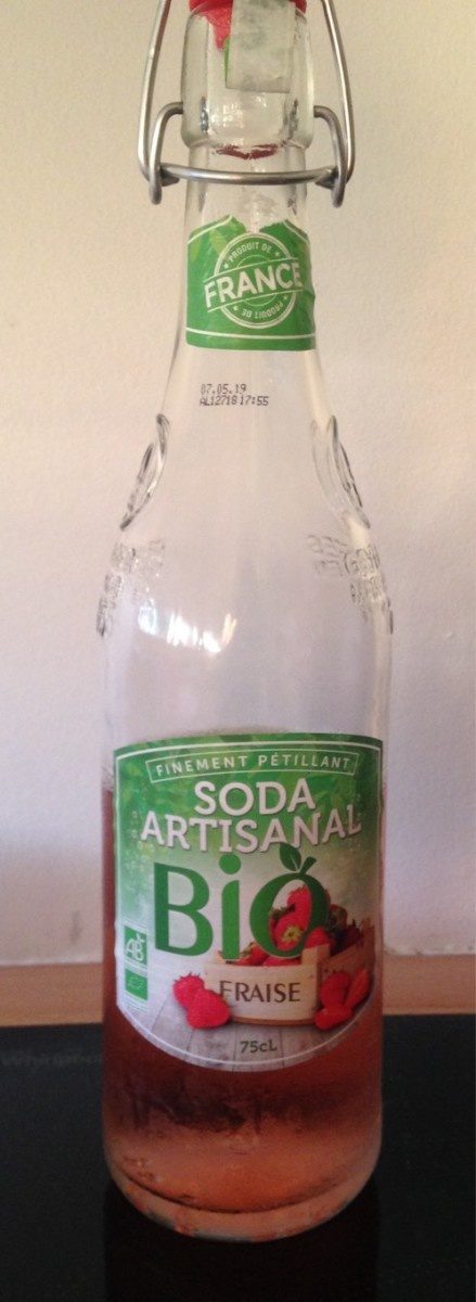 Soda Artisanal Bio à la Fraise - Producto - fr