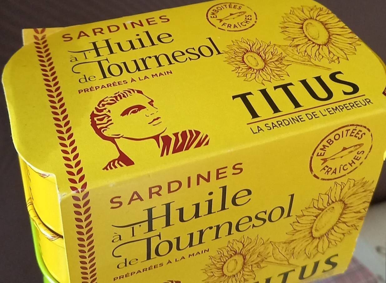 TITUS Sardines à l'huile de Tournesol - Product - fr