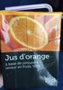 Jus d'orange - Product