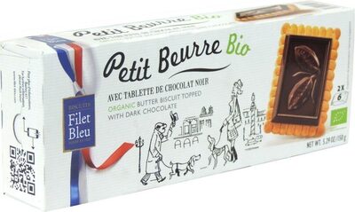 Filet Bleu - Petit Beurre Bio Avec Tablette De Chocolat - Product - fr