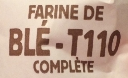 Farine de blé T110 semi-complète - المكونات - fr