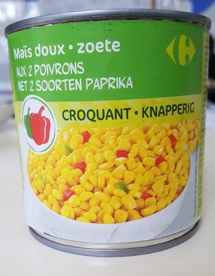 Maïs doux aux 2 poivrons - Product - fr