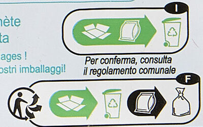 Coco'Liss - Istruzioni per il riciclaggio e/o informazioni sull'imballaggio - fr