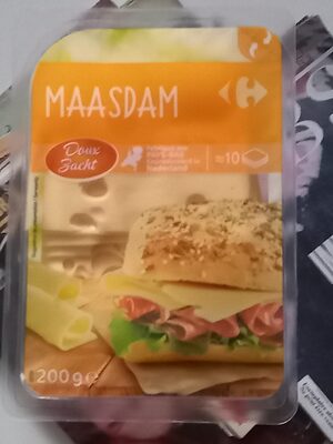 Maasdam en tranches - Producte - fr