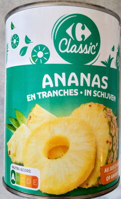 Ananas en tranches au jus d'ananas - Producte - fr