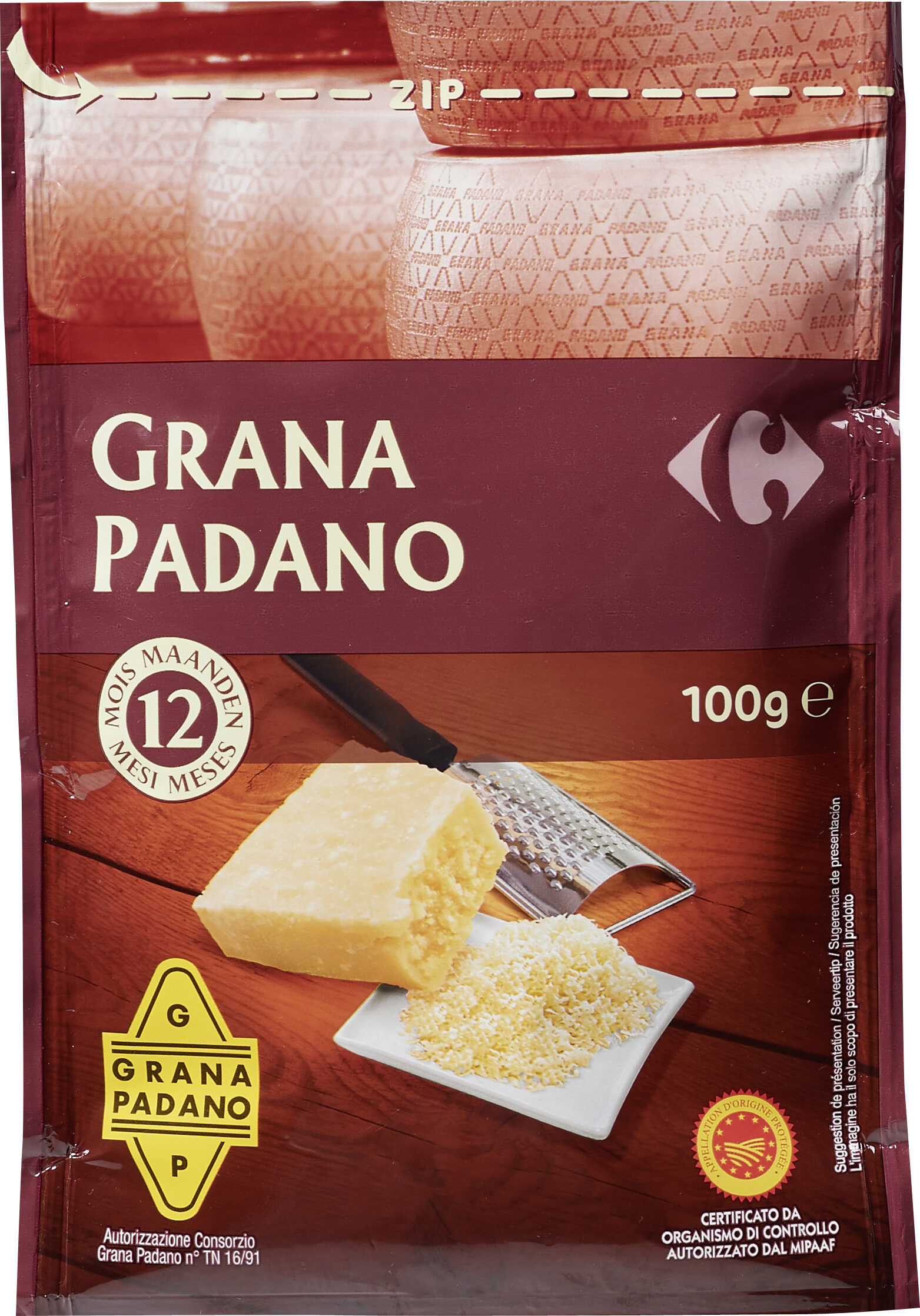 Grana Padano râpé - Produit