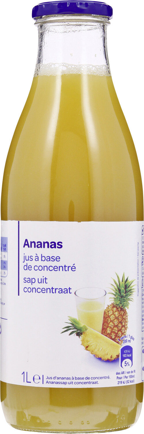 Jus d'Ananas à base de concentré - Produkt - fr