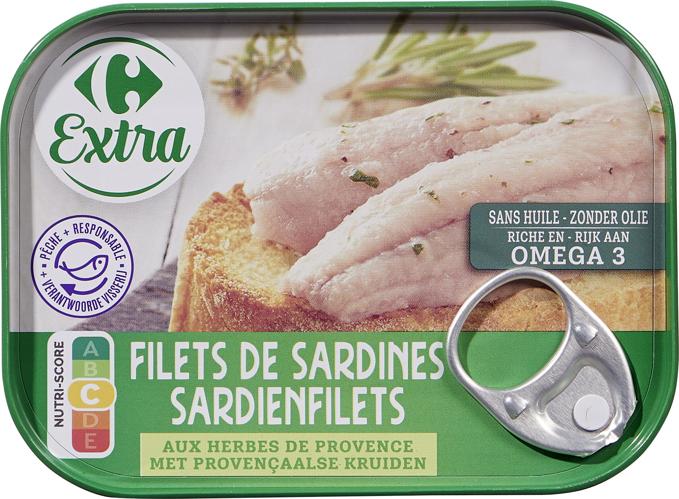 Filets de sardines aux herbes de provence - Product - fr
