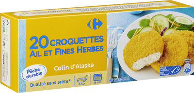 20 Croquettes Colin d'Alaska Ail et Fines Herbes - Producto - fr