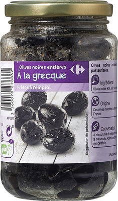 Olives noires À la grecque - Produit