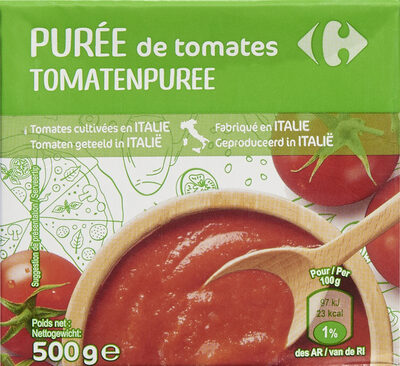 Purée de tomates nature - Product - fr