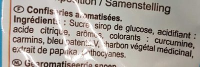 Sucettes rondes - Ingredients - fr