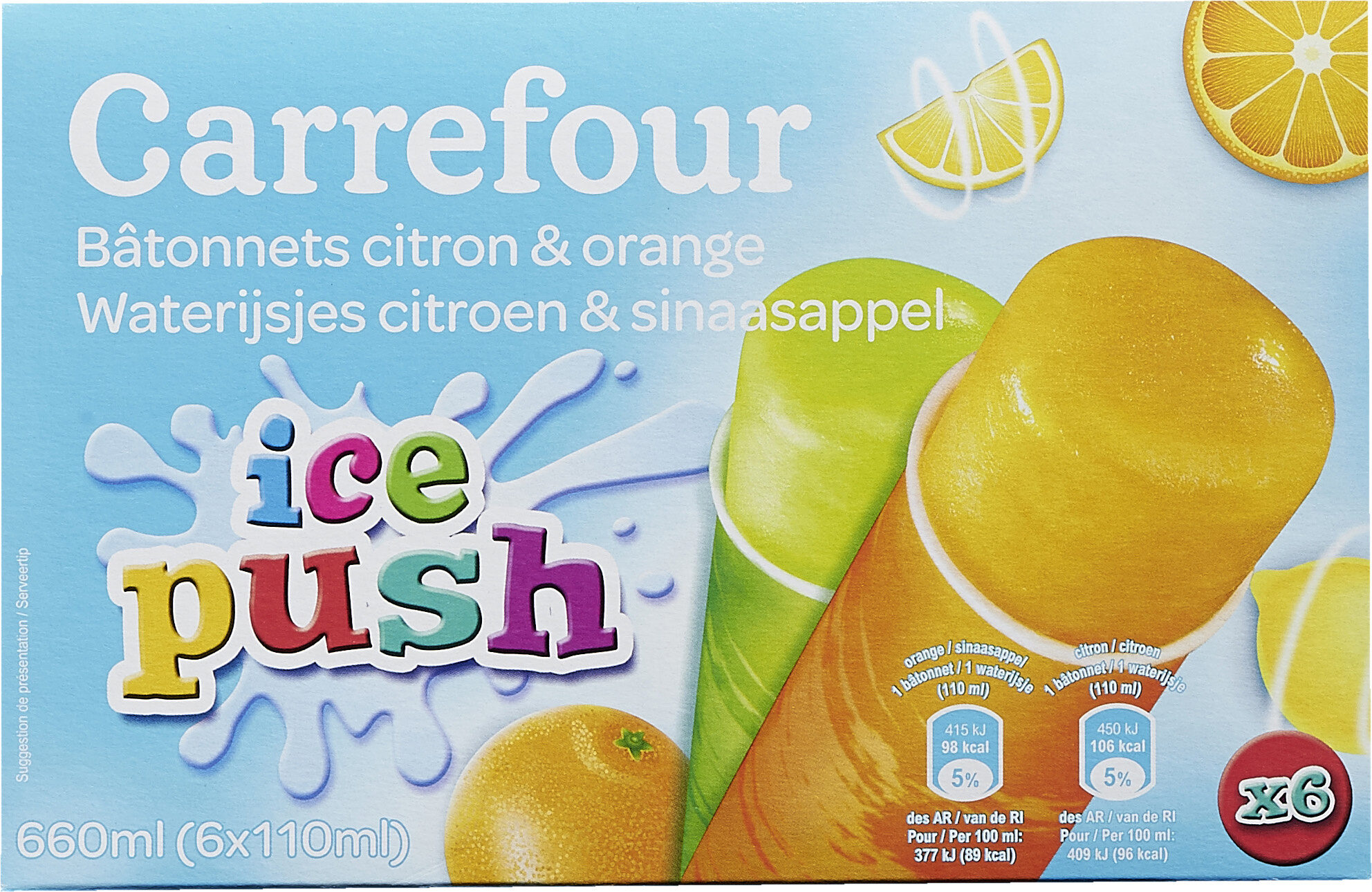 ICE PUSH Orange Citron - Product - fr