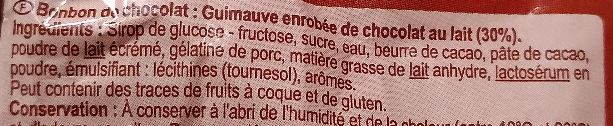 Nounours guimauve - Ingredienti - fr