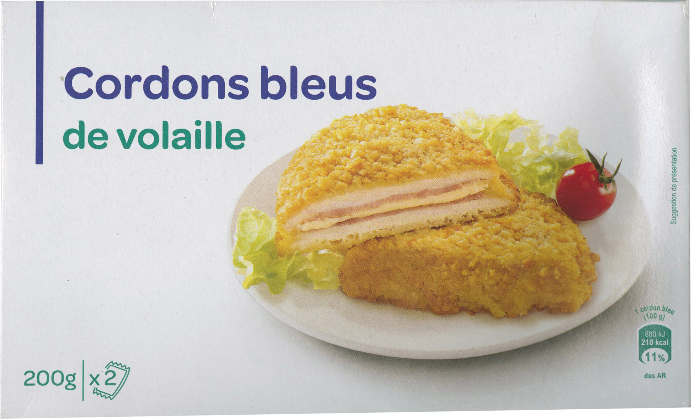 Cordons bleus de volaille - Produkt - fr