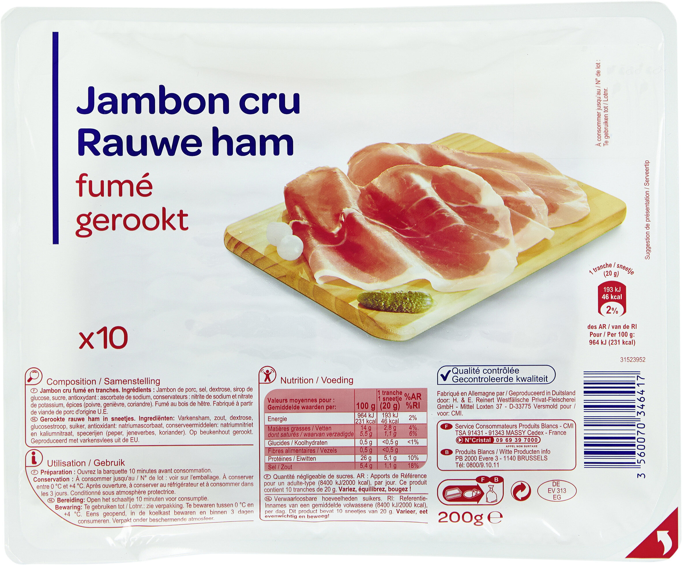 Jambon cru - Producto - fr