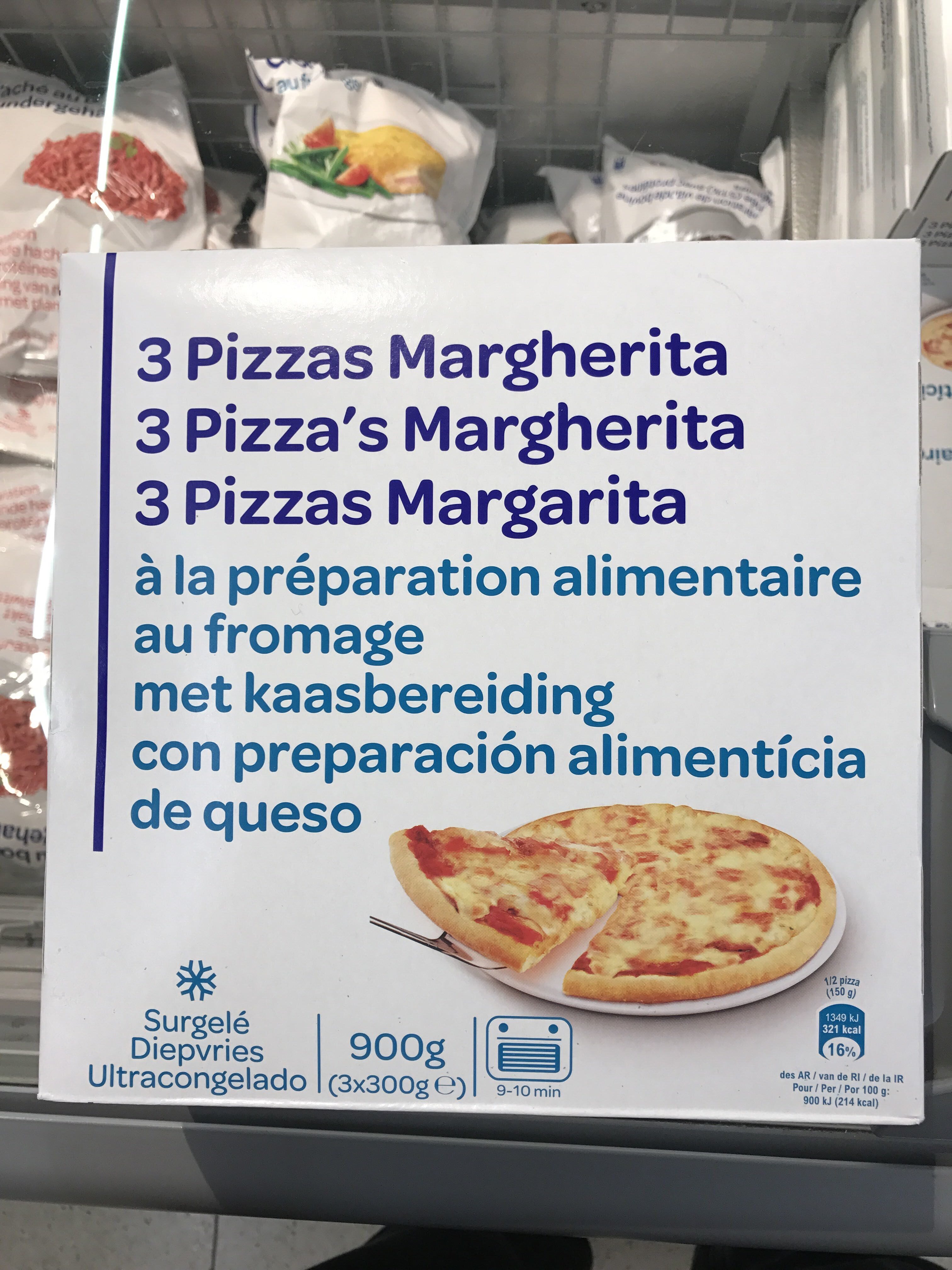 Pizzas Margherita - Producto