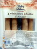 4 Véritables Knacks d'Alsace - نتاج