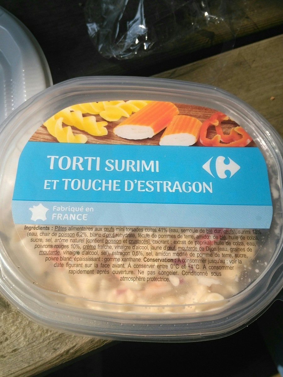 Torti au surimi et touche d'estragon - Ingrediënten - fr