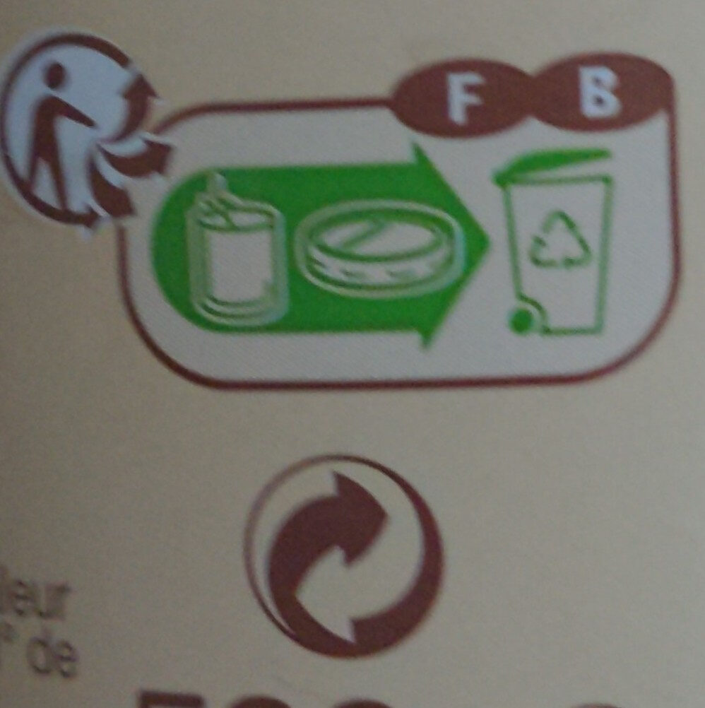 Miel de Fleurs crémeux - Instruction de recyclage et/ou informations d'emballage