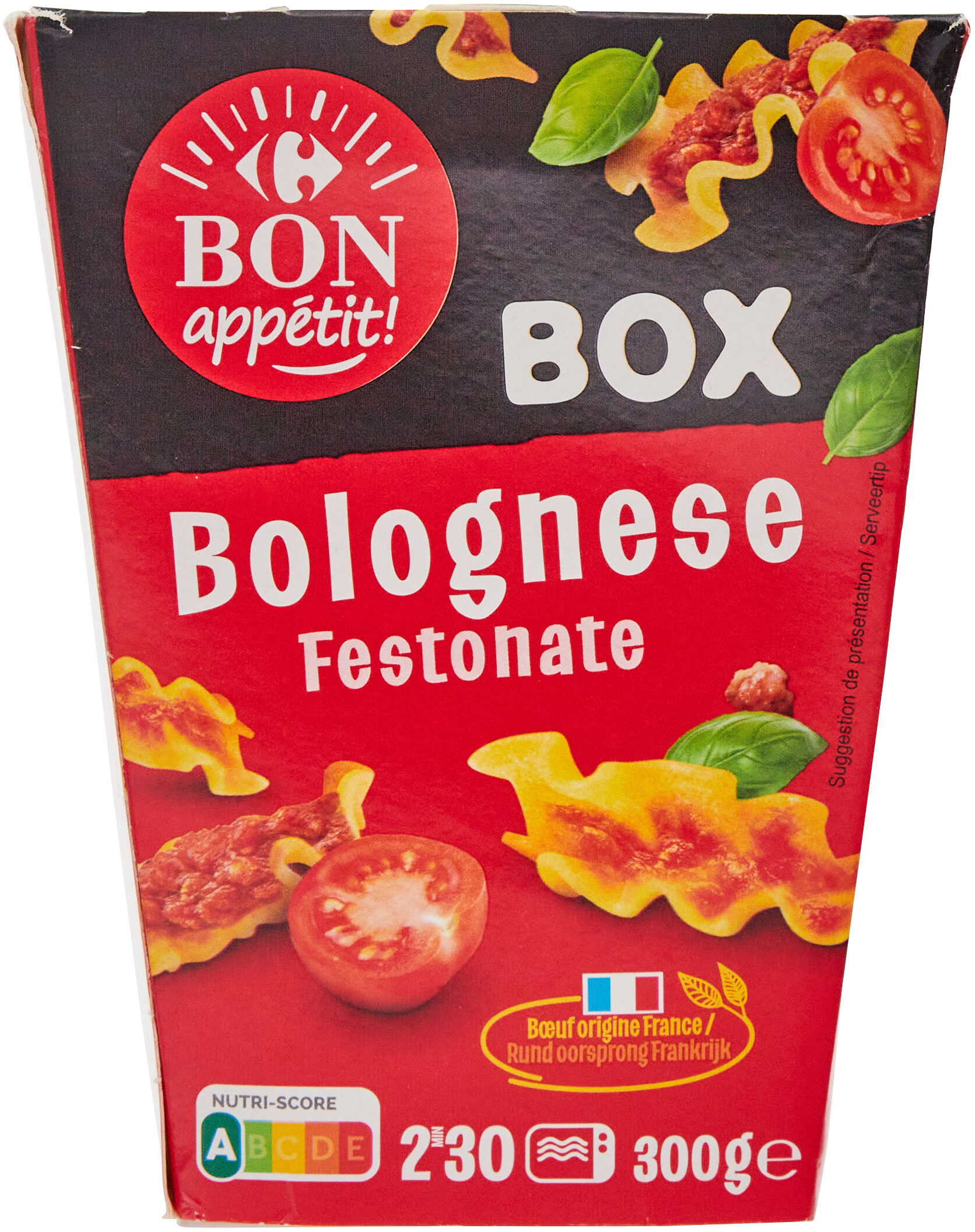 BOX Bolognaise / Bolognese Festonate - Produit