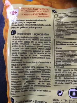 Pick n' choc - Información nutricional - fr