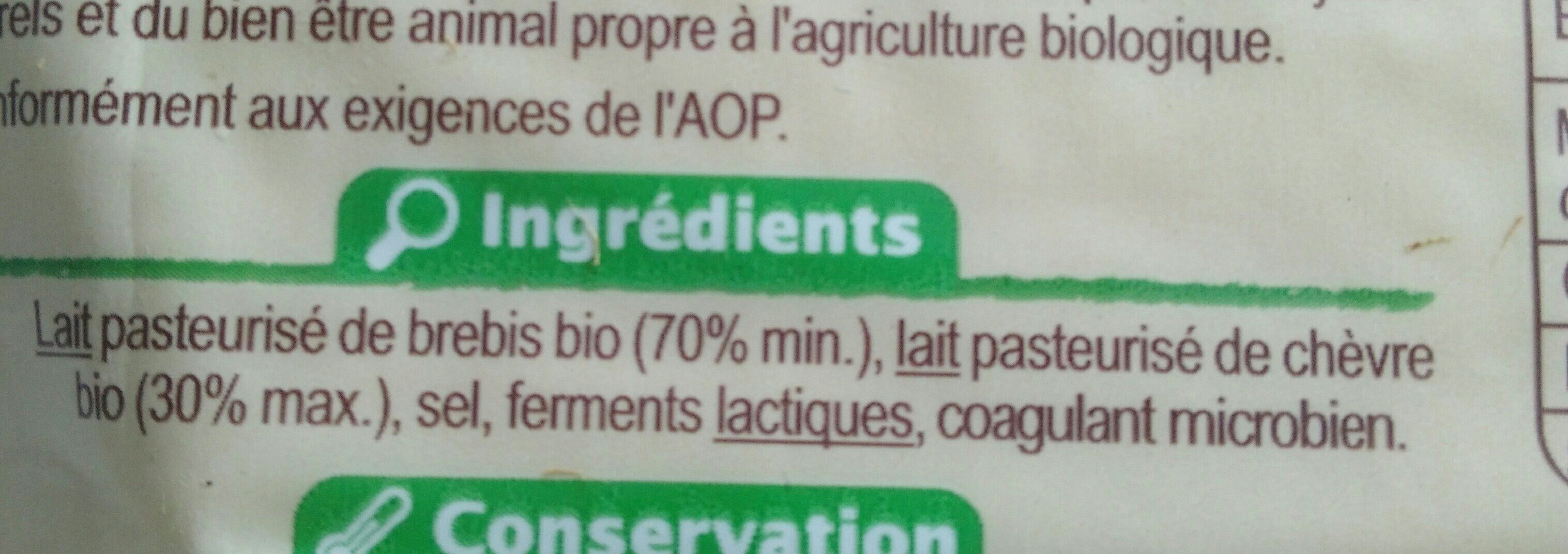 Feta - Ingredientes - fr