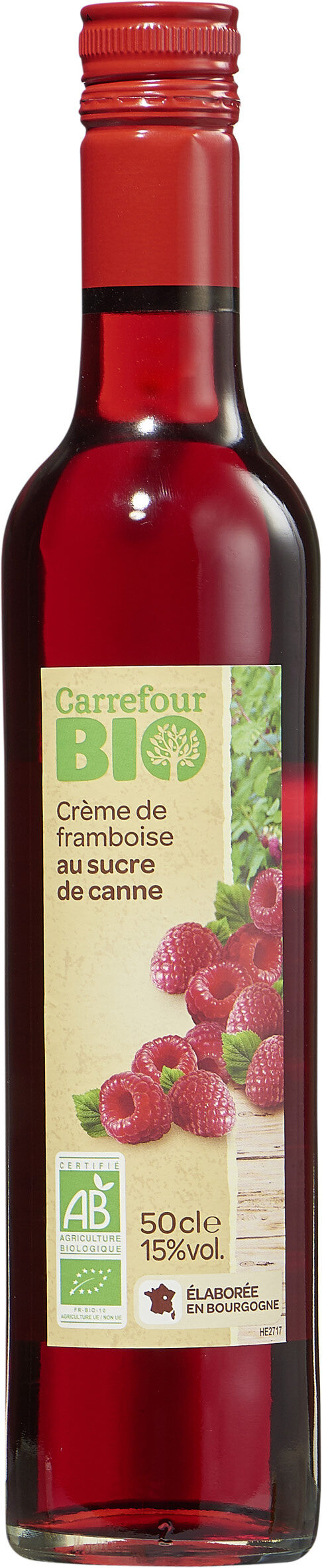 Crème De Framboise Bio Au Sucre De Canne - Produit