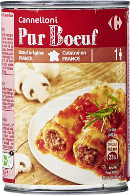 Cannelloni Pur Boeuf - Product - fr