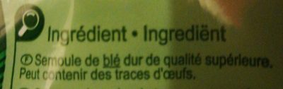 Penne rigate - Ingredients - fr