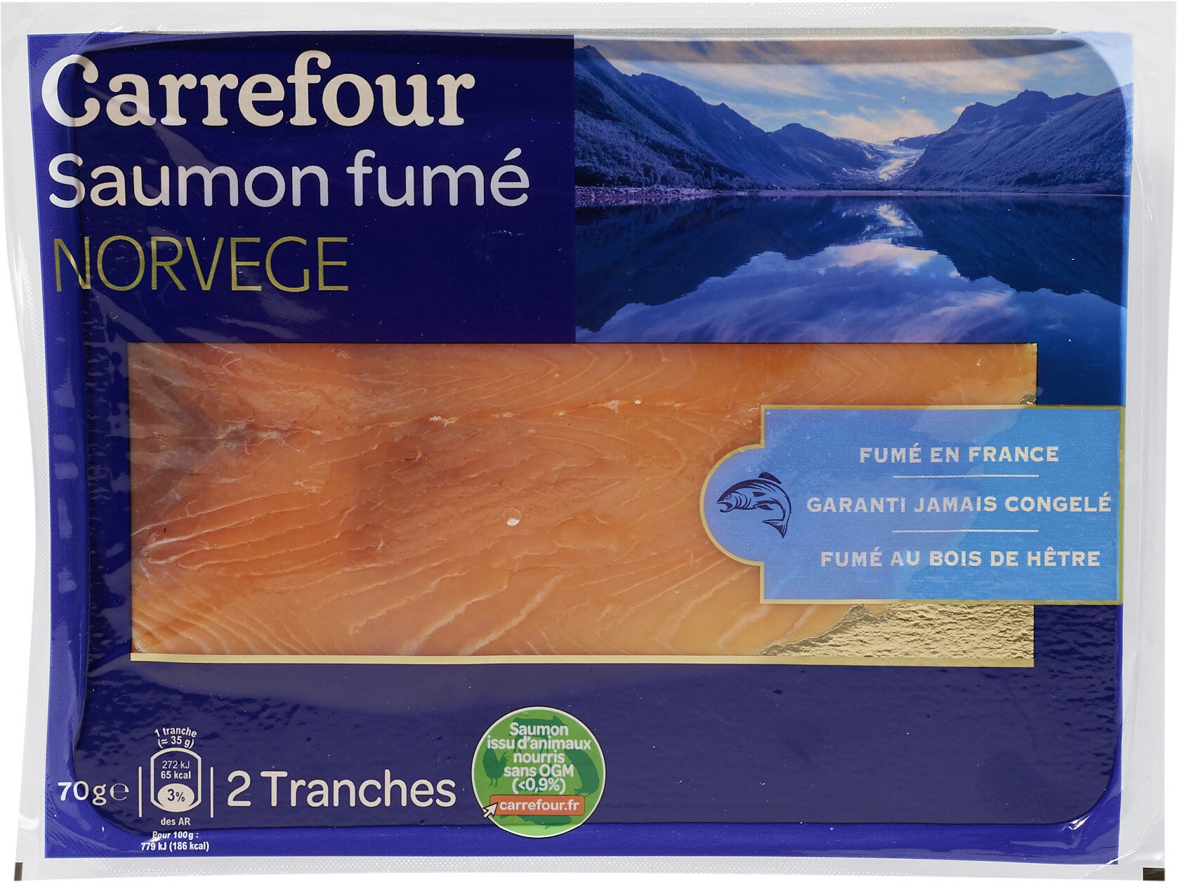 Saumon fumé élevé en Norvège - 产品 - fr