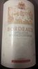 Vin de Bordeaux - Produit