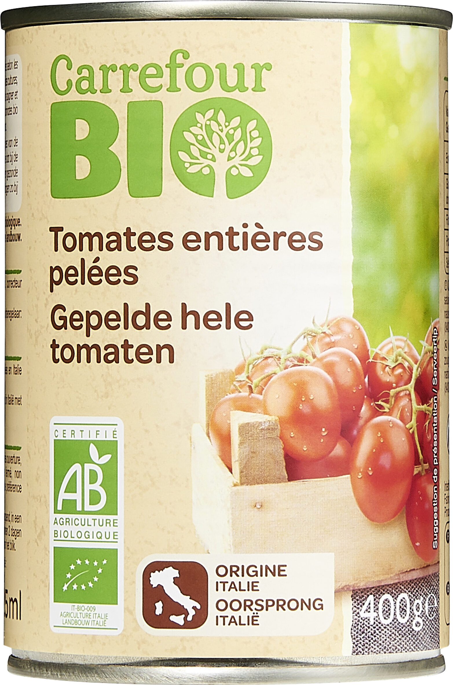 Tomates entières pelées - Producte - fr