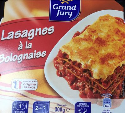 Lasagnes a la bolognaise - Product - fr