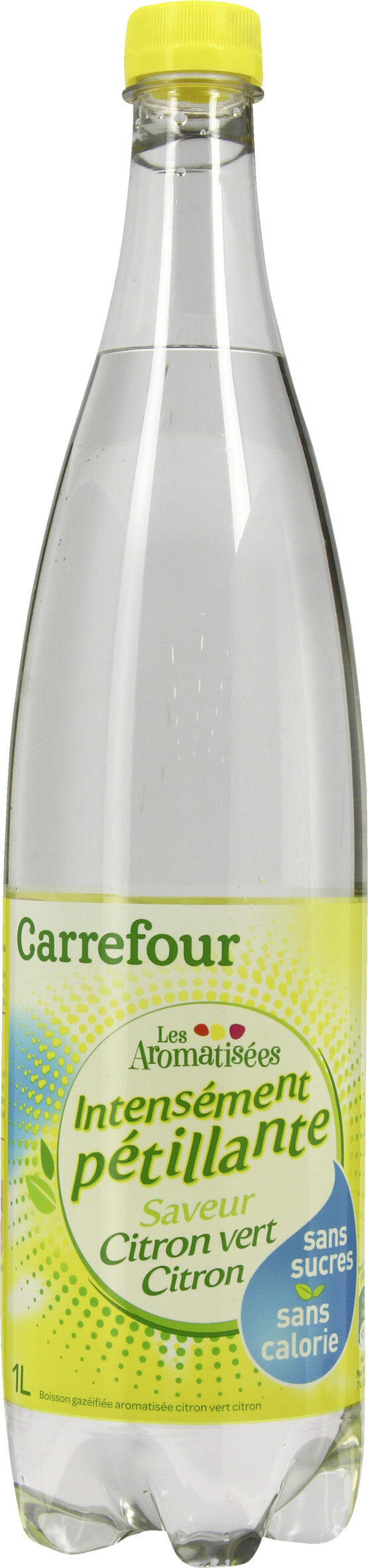 Les aromatisées - Intensément pétillante saveur Citron vert Citron - Produkt - fr