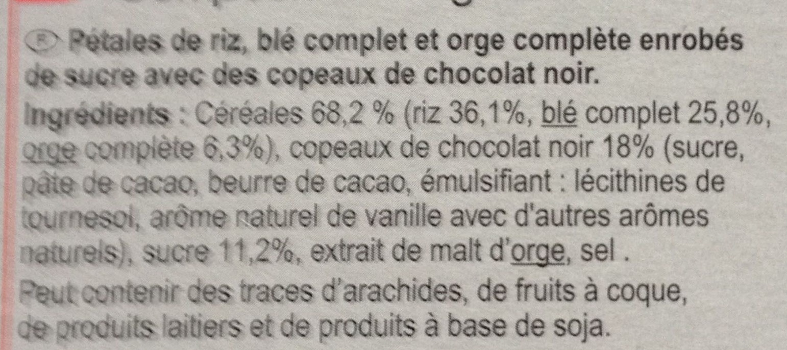 Stylesse chocolat noir - Ingredienti - fr