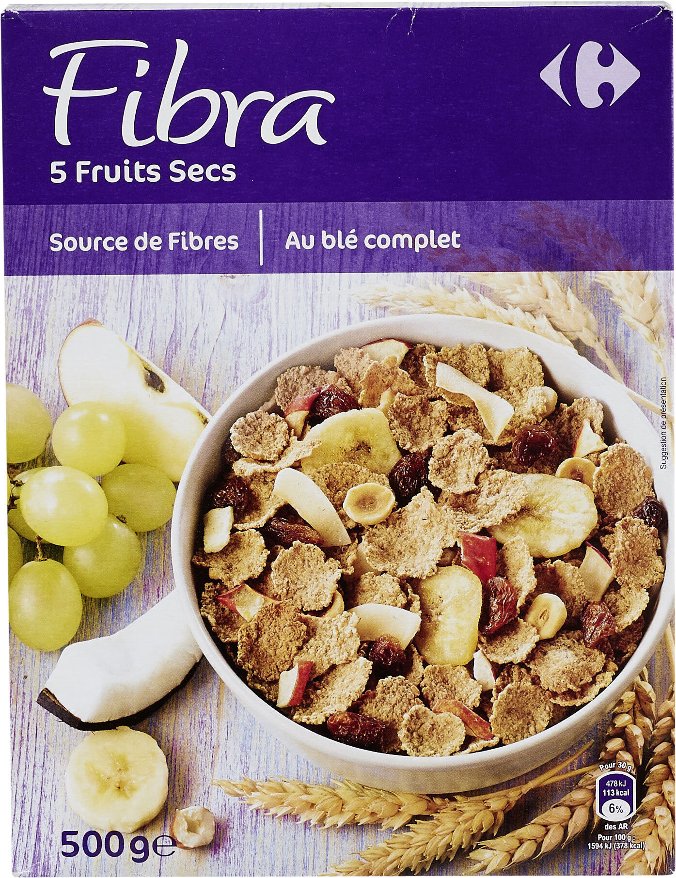 Fibra 5 fruits secs - Produkt - fr