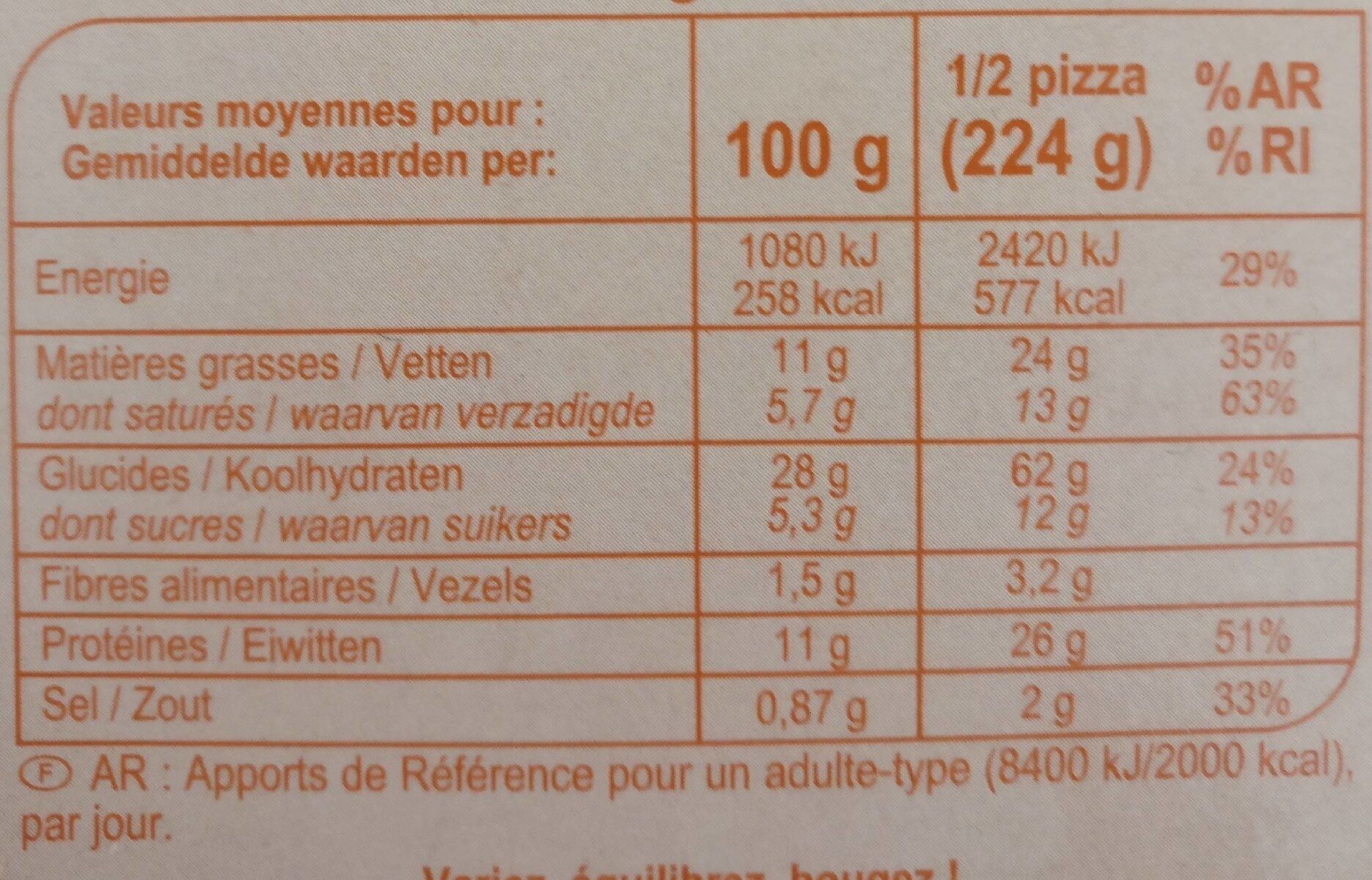 Crousty Cheese 3 fromages - Nutrition facts - fr