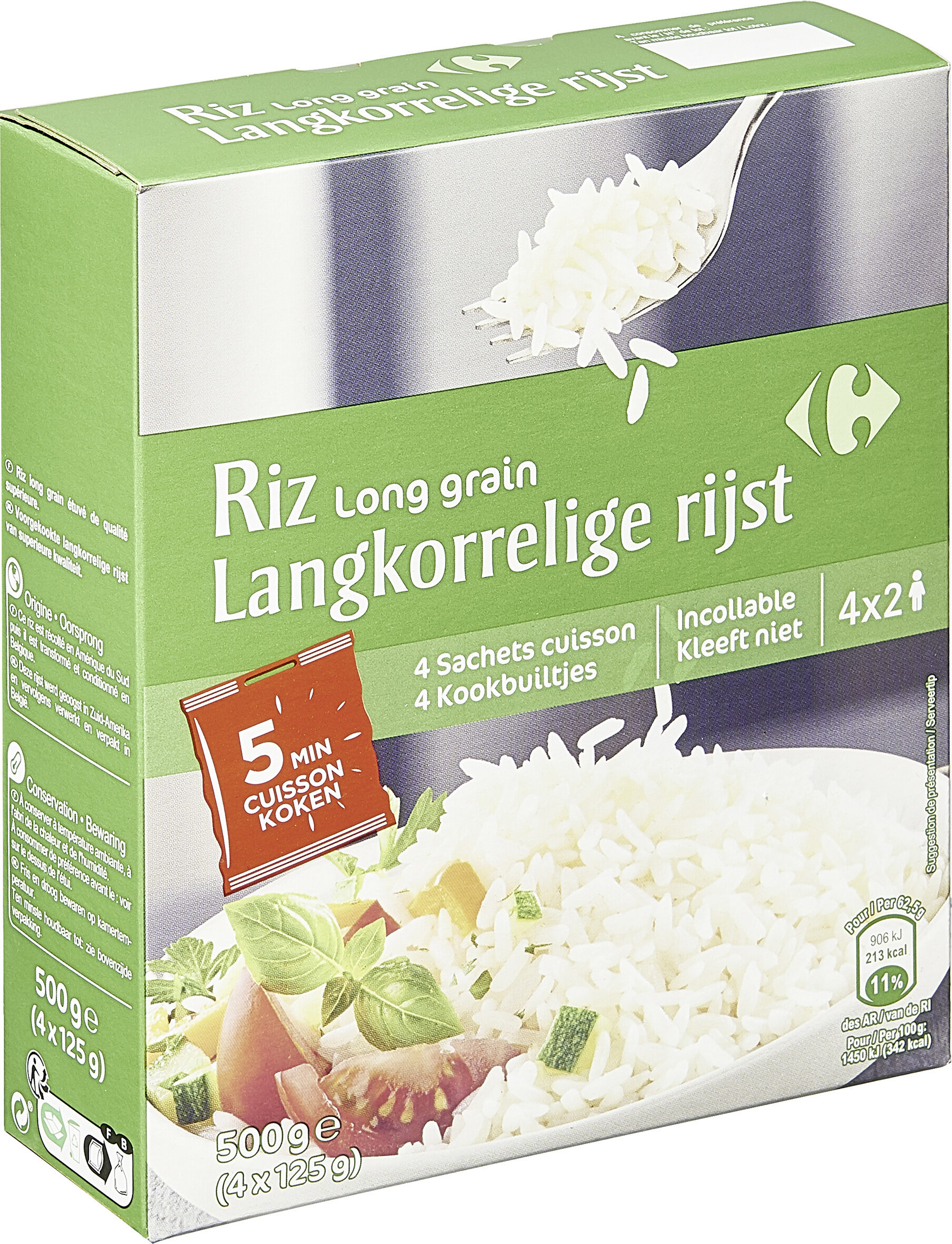 Riz long grain incollable - Produit