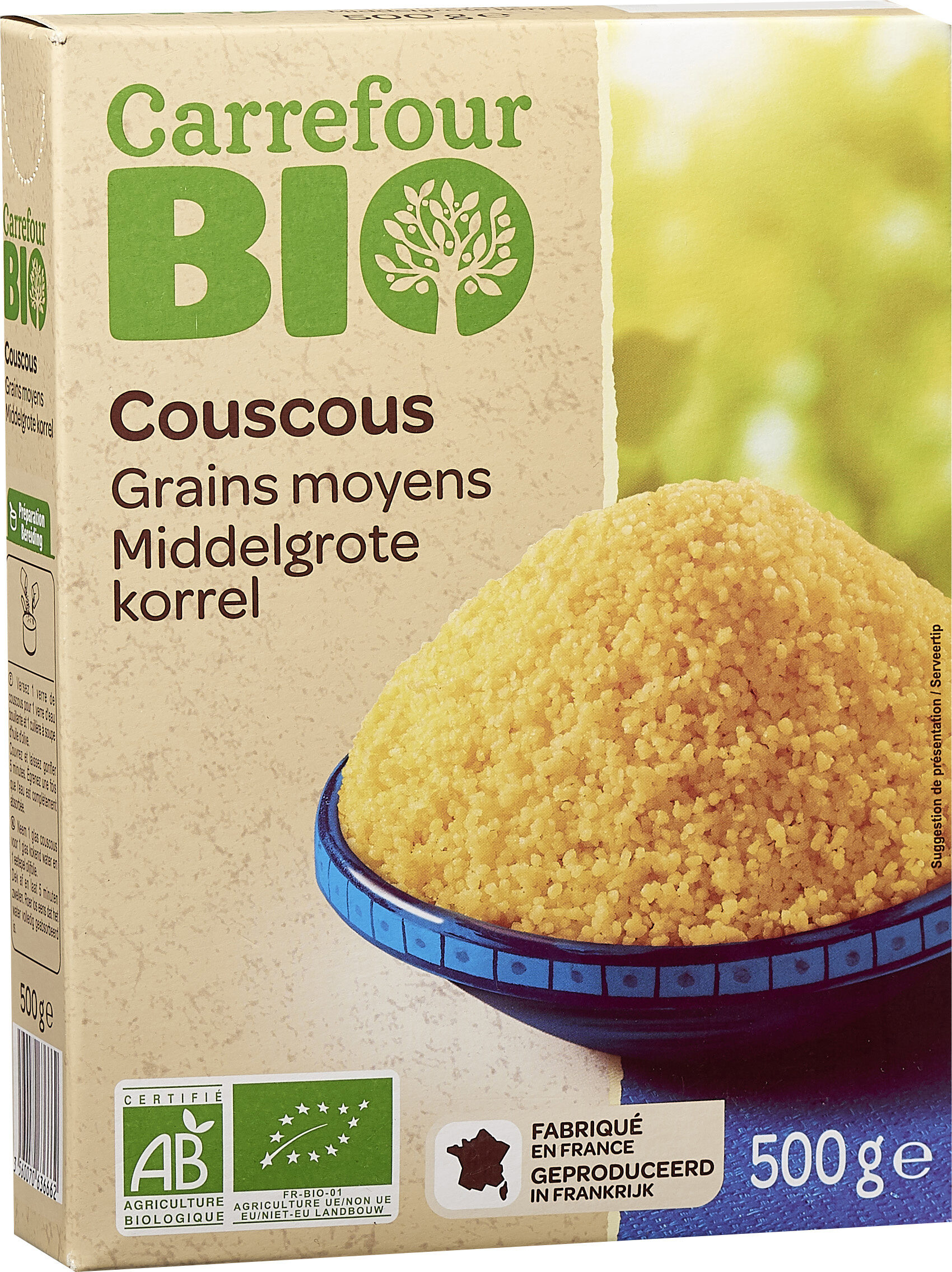 Couscous Grains moyens - Produkt - fr