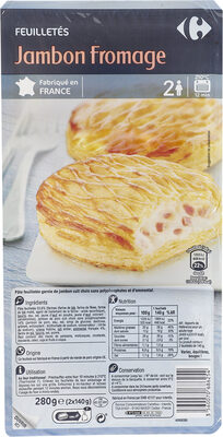 Feuilletés jambon fromage - Product