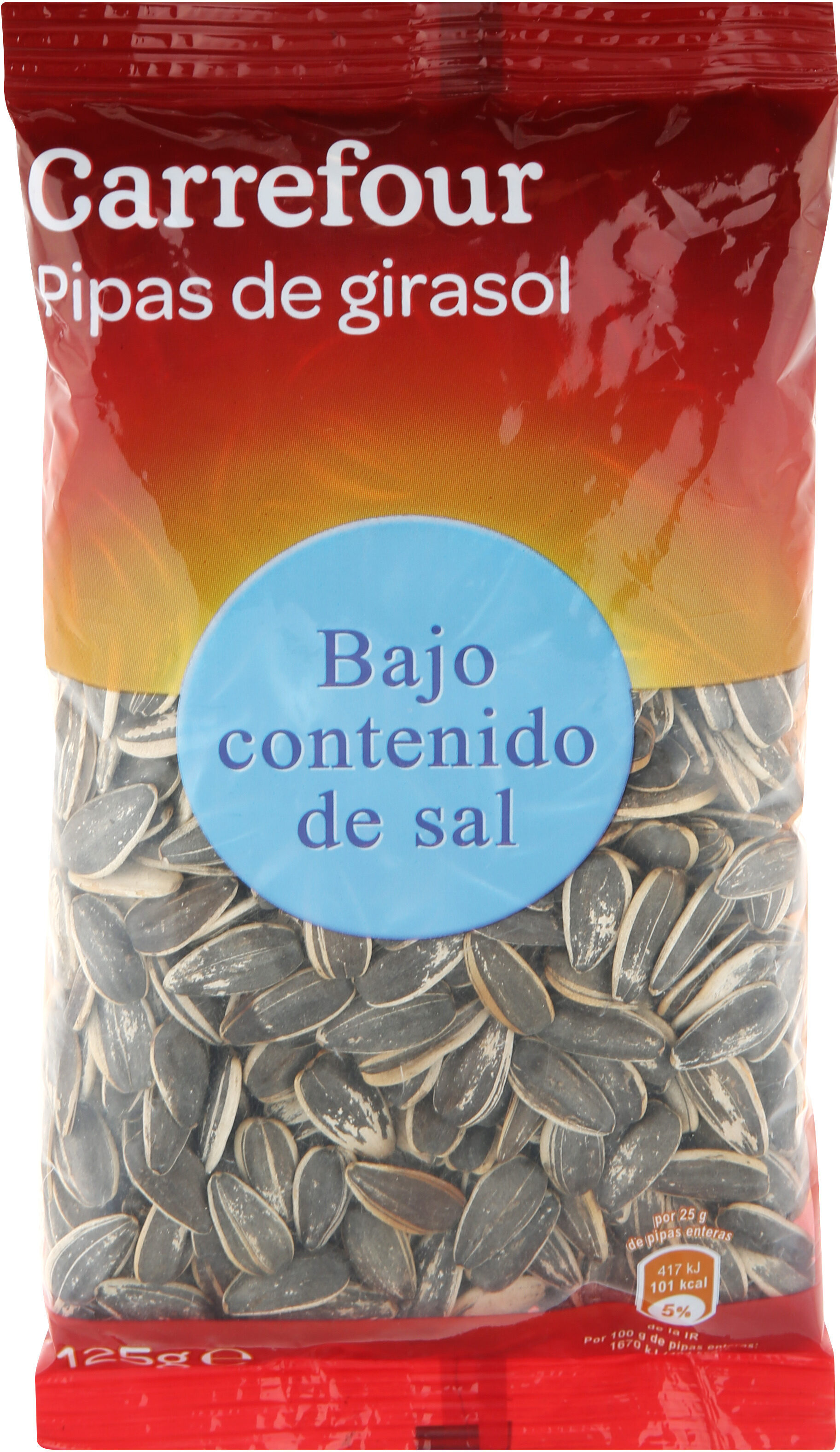 Pipas sin sal - Producto