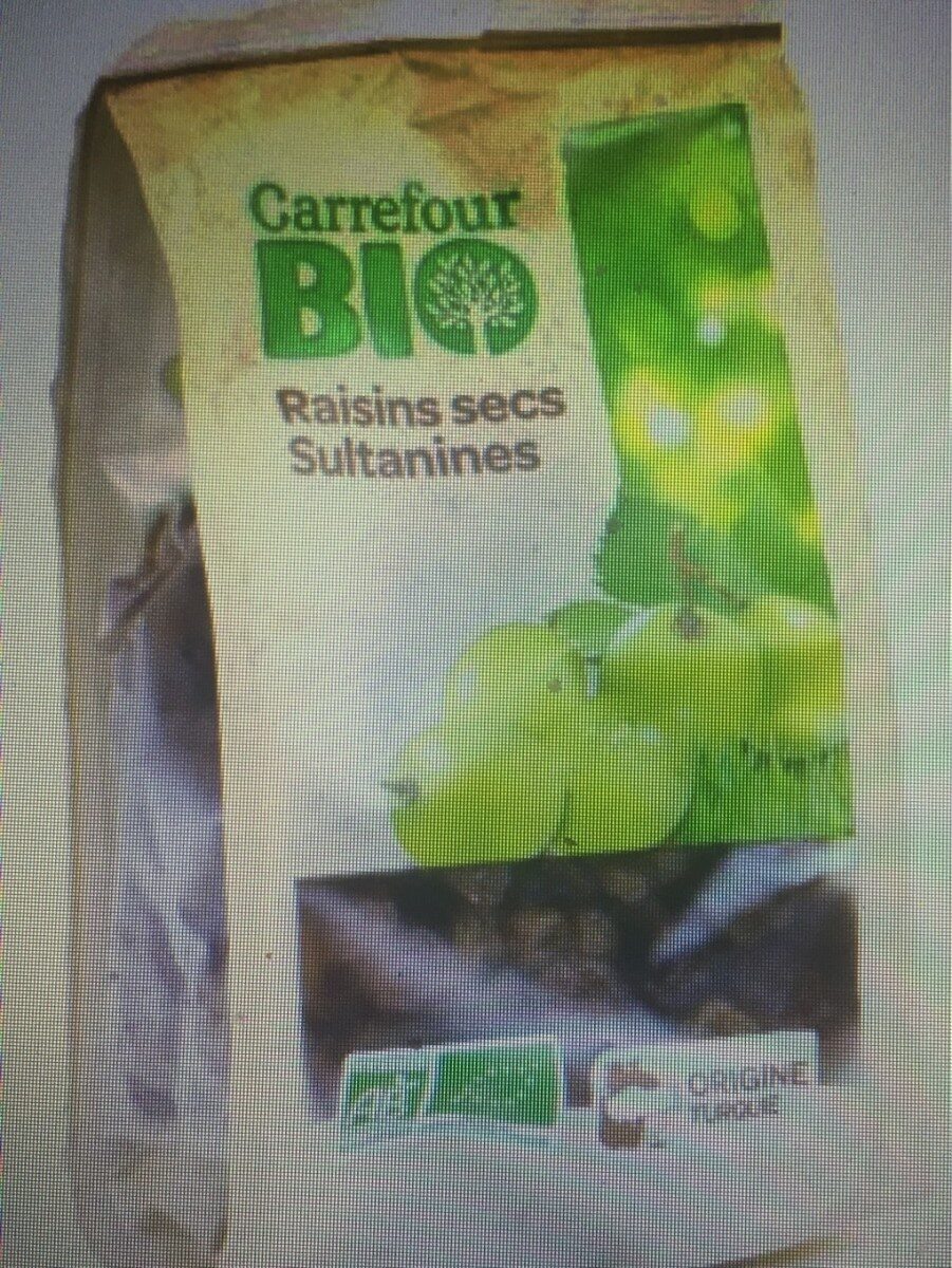 Raisins secs Sultanine - Produit