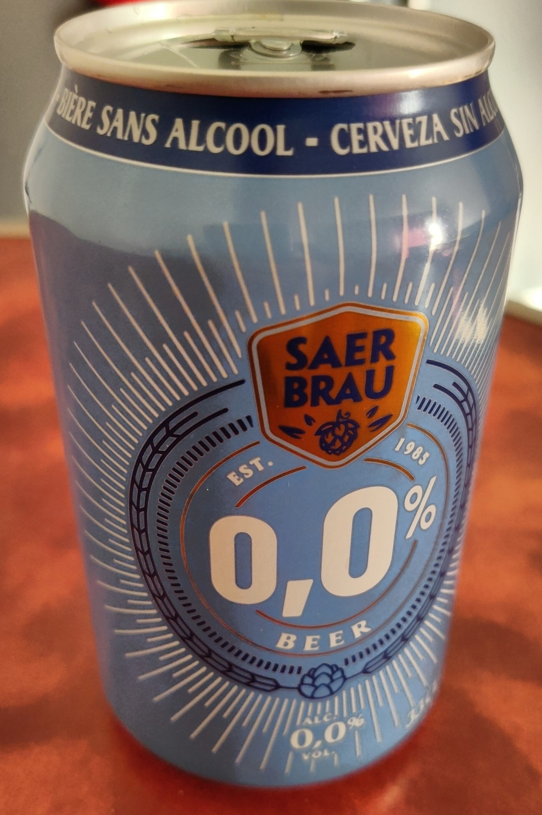 Bière sans alcool - saer brau est. 1985 0,0% beer - Producte - fr