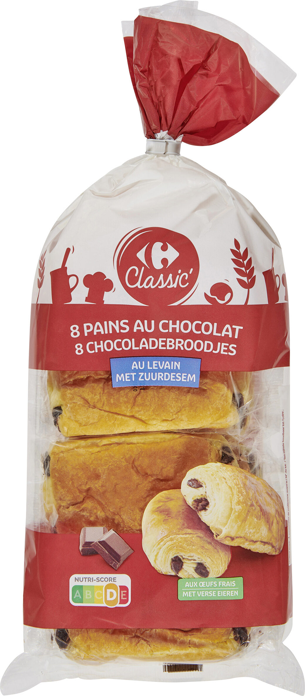 8 pains au chocolat Au levain - Produkt - fr