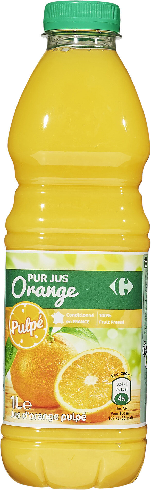 100% pur jus jus d'orange avec pulpe - Prodotto - fr